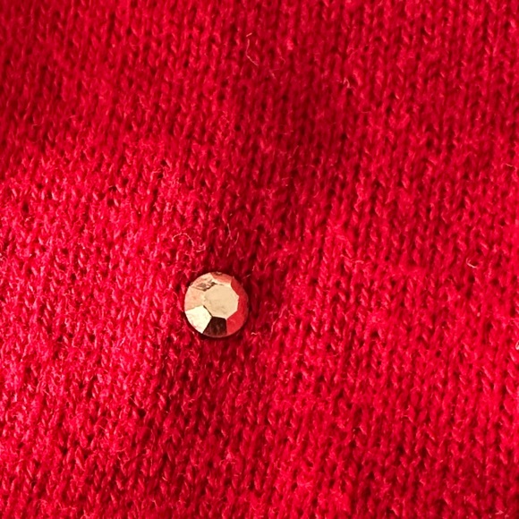 Tommy Hilfiger V-Neck Red Sweater - Picture 9 of 9